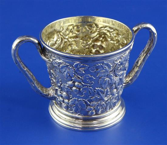 PAUL STORR. A good William IV silver loving cup, 6.5 oz.